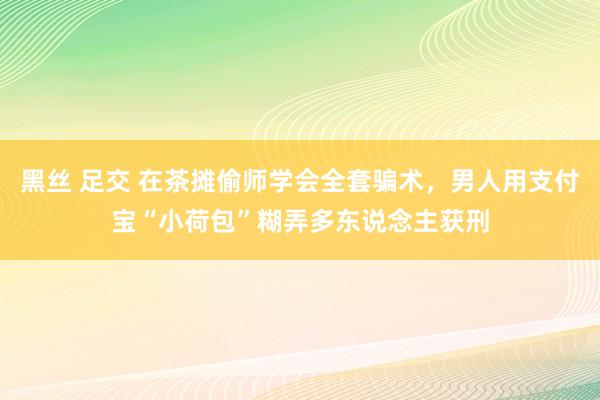 黑丝 足交 在茶摊偷师学会全套骗术，男人用支付宝“小荷包”糊弄多东说念主获刑